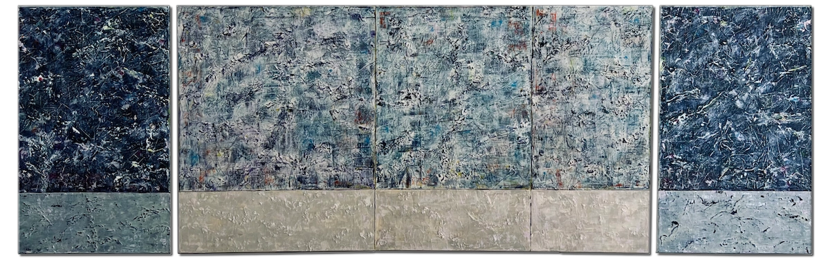 Abstracción en Azul - Impressions Series - Da Silva